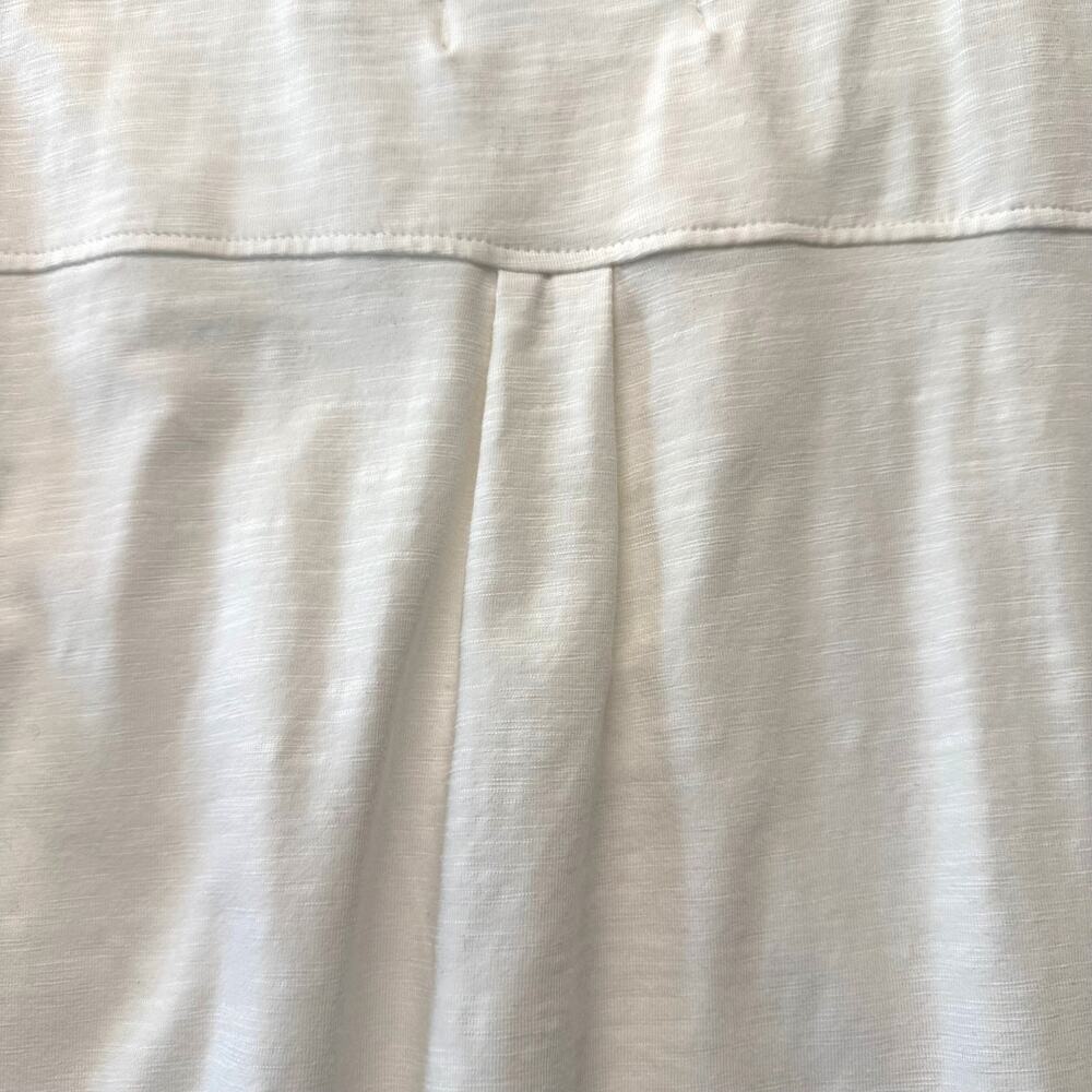 AVENTURA Organic Cotton Long Sleeve Shirt Women's Size L White Top - Picture 10 of 16